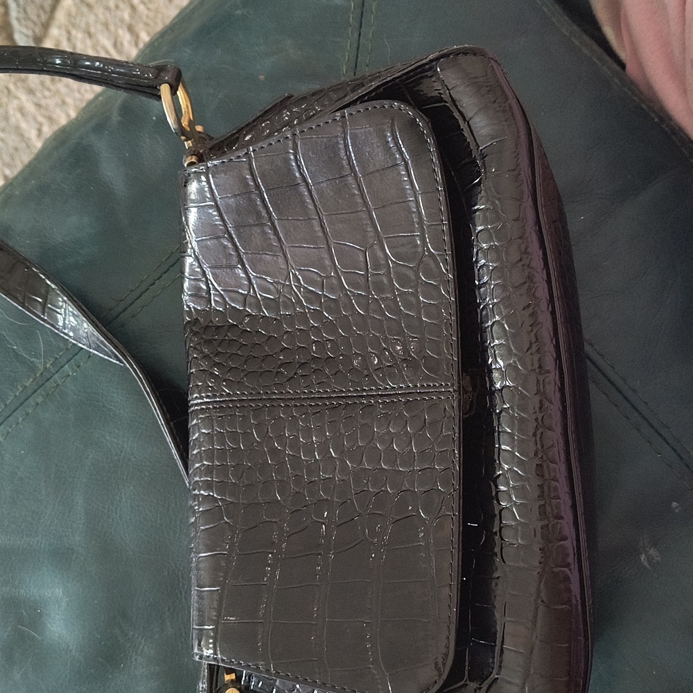 Liz Claiborne Bag black euc small rubbing on bottom see photos $145 retail